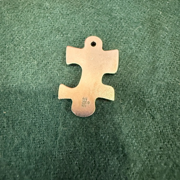 James Avery Sterling Silver Puzzle Piece Charm - Picture 3 of 4